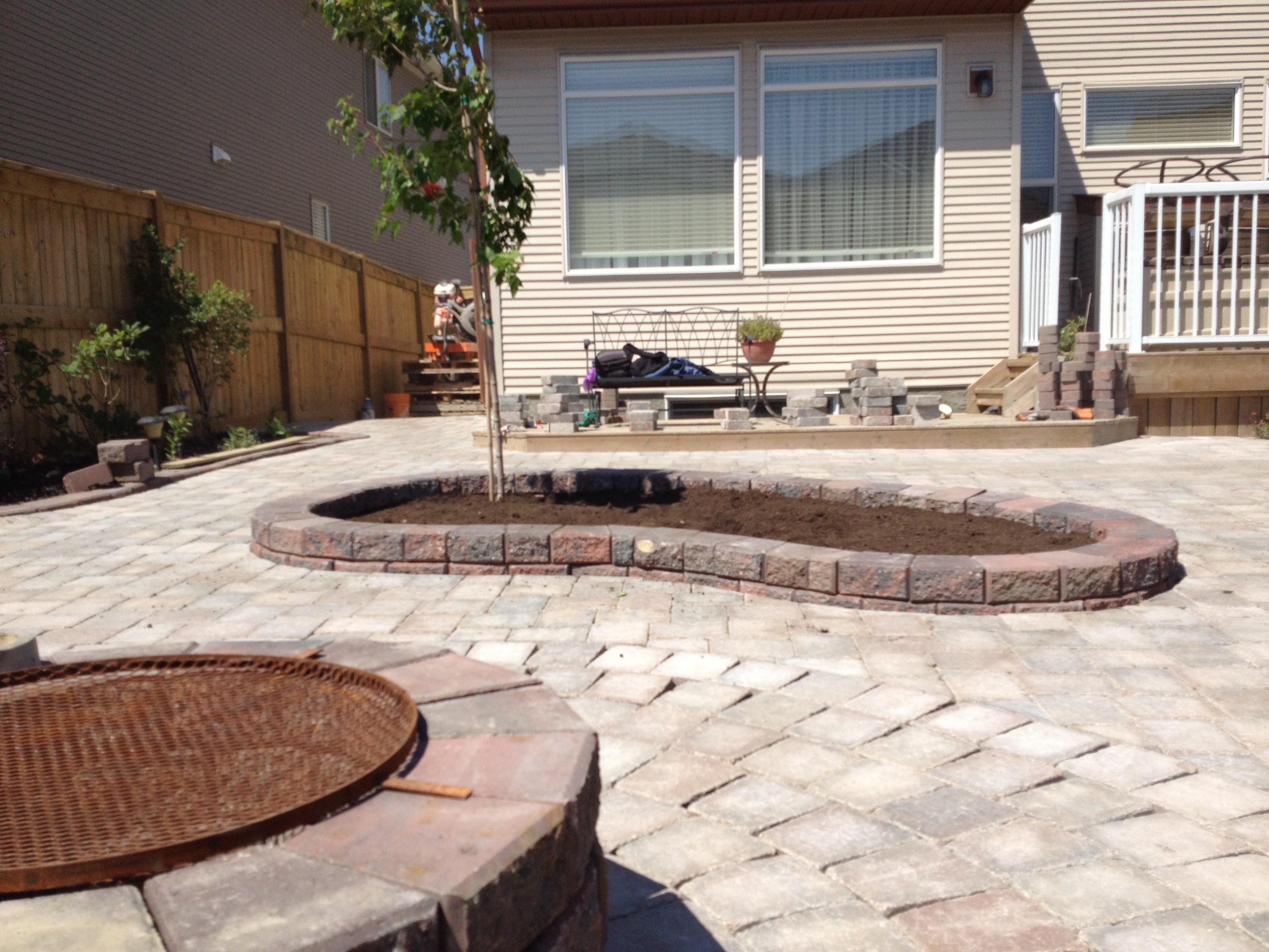 Calgary Paving Stone Installation